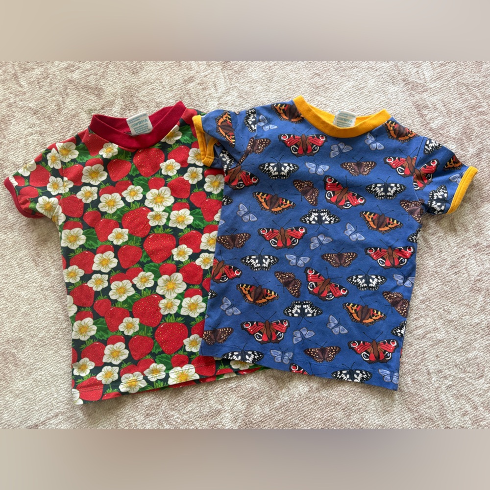 Floral and Butterfly Print T-Shirts